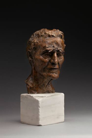 Original Expressionism Portrait Sculpture by Paco Delissalde