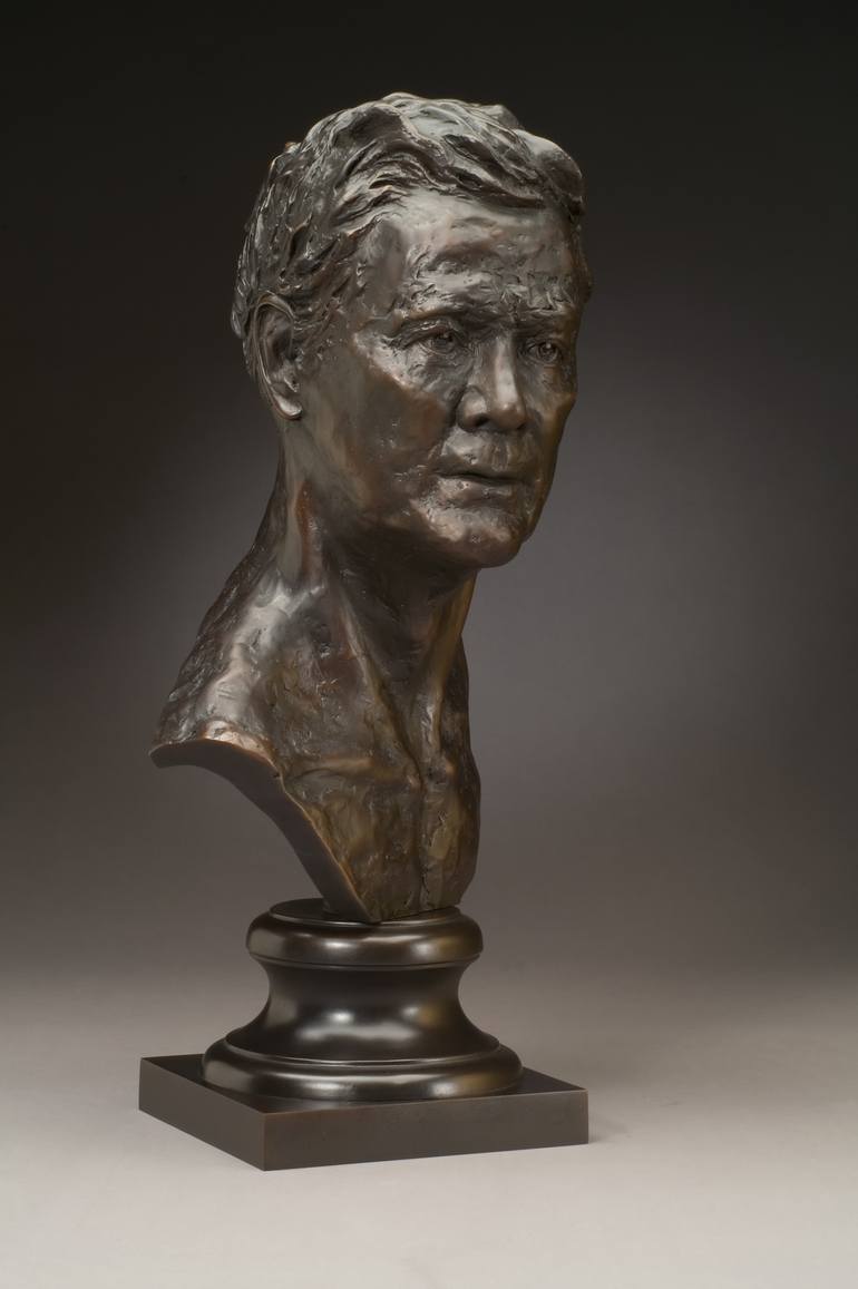 Original Expressionism Portrait Sculpture by Paco Delissalde