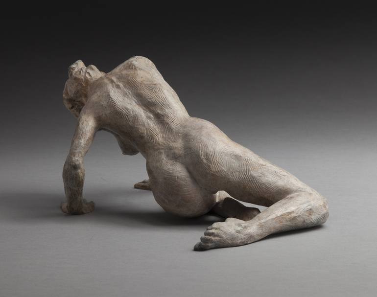 Original Figurative Nude Sculpture by Paco Delissalde