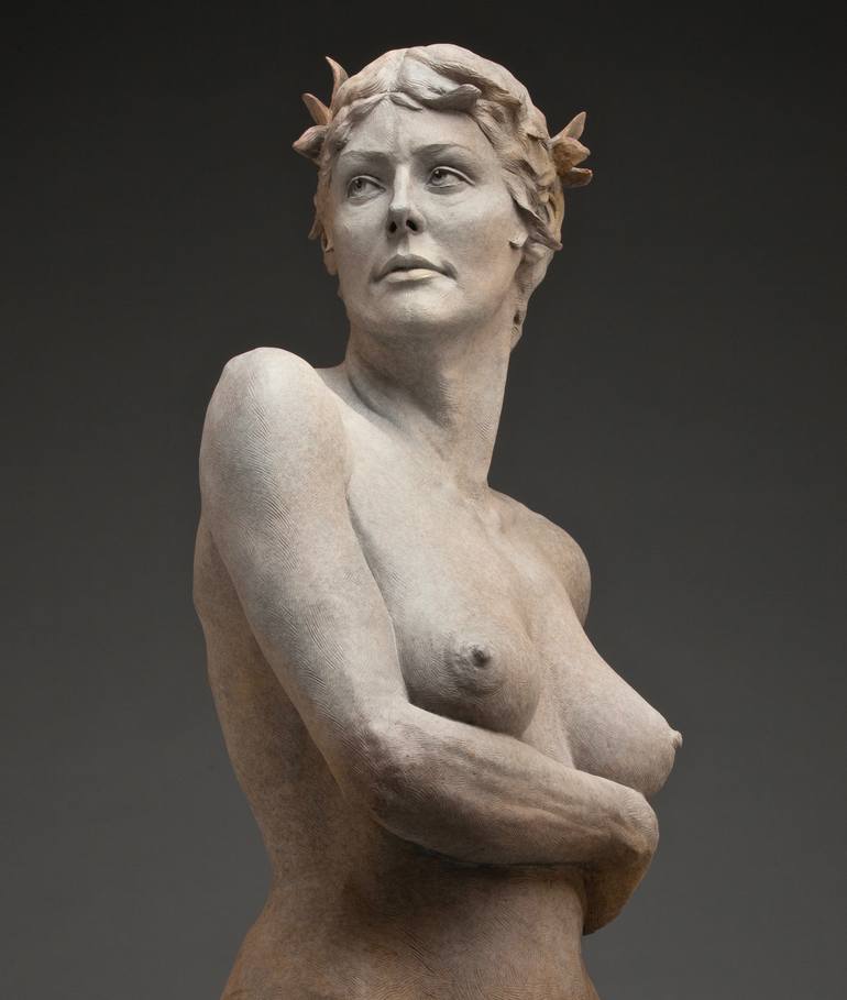 Original Expressionism Nude Sculpture by Paco Delissalde
