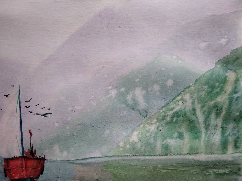 Original Art Deco Other Painting by Sunil Kumar