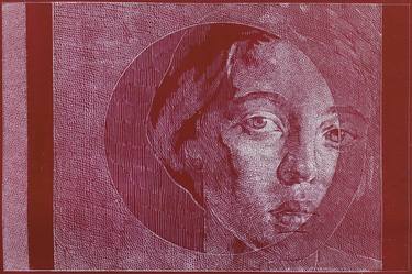 Original Portraiture Women Printmaking by simone geraci