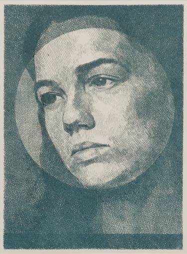 Original Realism Women Printmaking by simone geraci