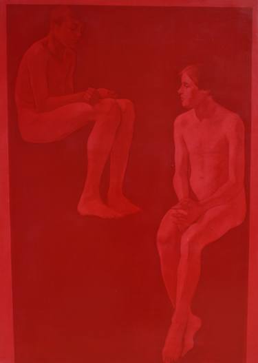 Original Figurative Nude Paintings by simone geraci