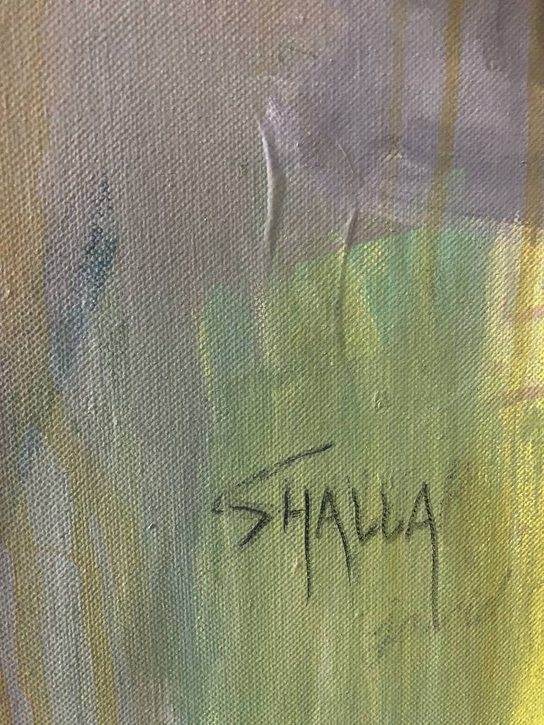 Original Abstract Expressionism Abstract Painting by Shalla Javid