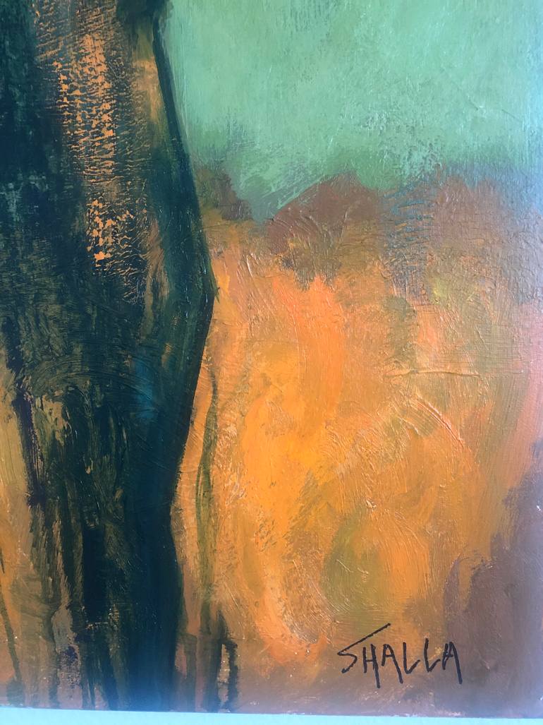 Original Figurative Abstract Painting by Shalla Javid