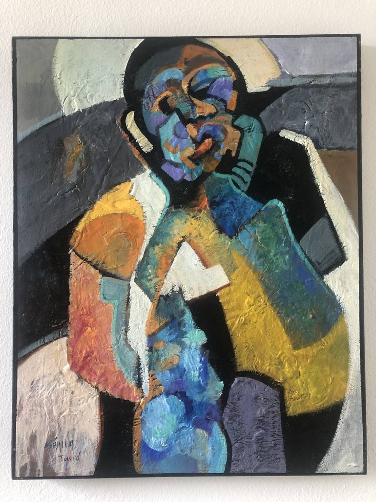 Original Figurative Abstract Paintings by Shalla Javid