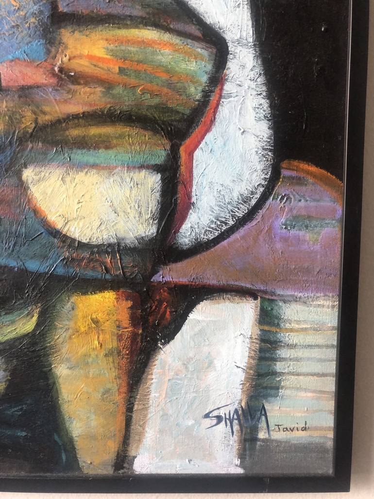 Original Figurative Abstract Painting by Shalla Javid