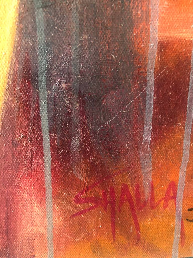 Original Figurative Abstract Painting by Shalla Javid