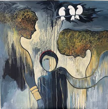 Original Conceptual Love Paintings by Shalla Javid