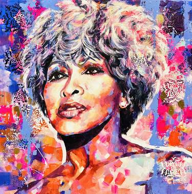 Saatchi Art Artist Kirsten Todd; Paintings, “Iconic Women - Tina Turner” #art