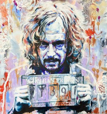 Original Expressionism Pop Culture/Celebrity Paintings by Kirsten Todd