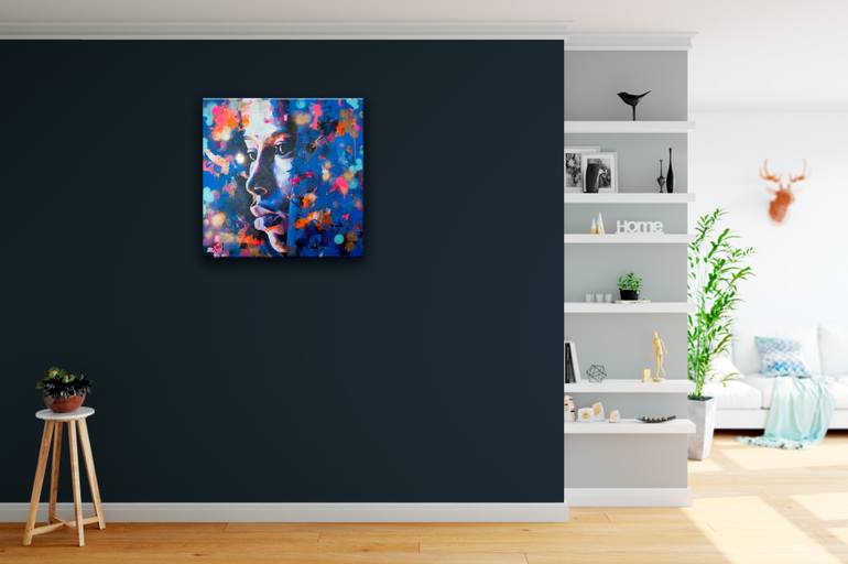 Original Expressionism People Painting by Kirsten Todd