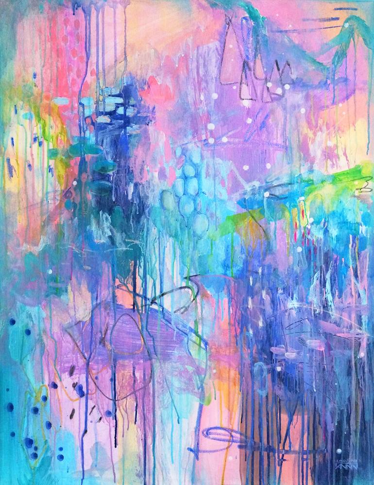 Original Abstract Painting by Anna Snegina