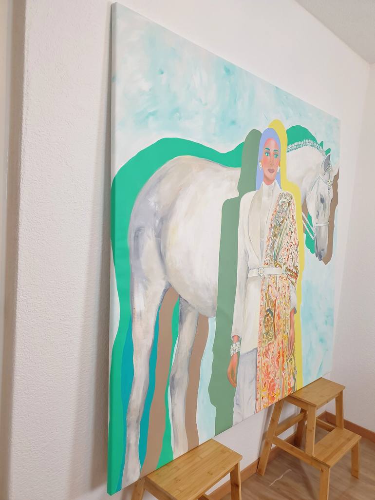 Original Horse Painting by Serena Singh