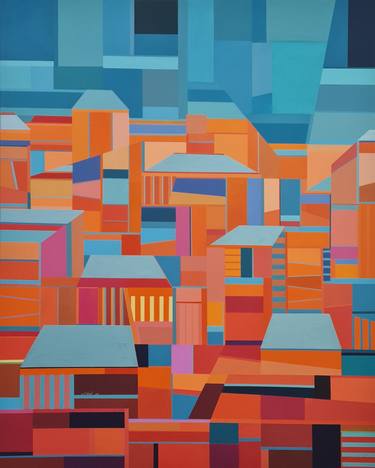Original Abstract Paintings by Nidal Khaddour