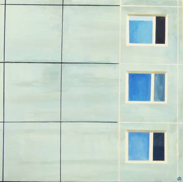 Original Documentary Architecture Paintings by Petra Klepcova