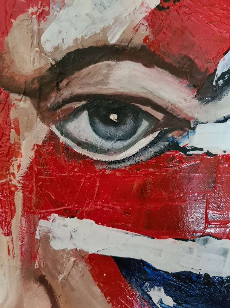 Original Abstract Expressionism Pop Culture/Celebrity Painting by Anatoliy Mytskan 