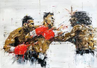 Original Sports Paintings by Marc van Rooijen