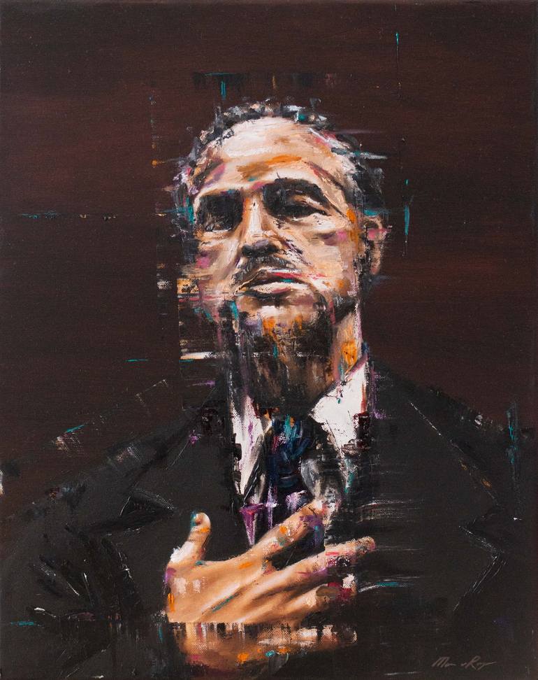 Godfather - The Peace Promise Painting by Marc van Rooijen | Saatchi Art