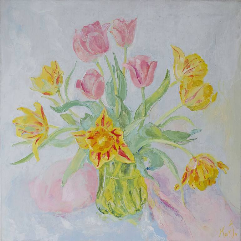 Tulip Painting by Iryna Kot | Saatchi Art