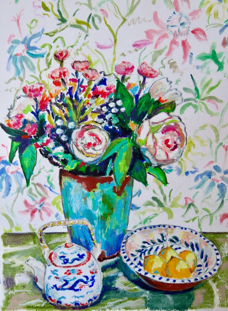 Original Figurative Still Life Painting by Silvia Sierra Sanchez
