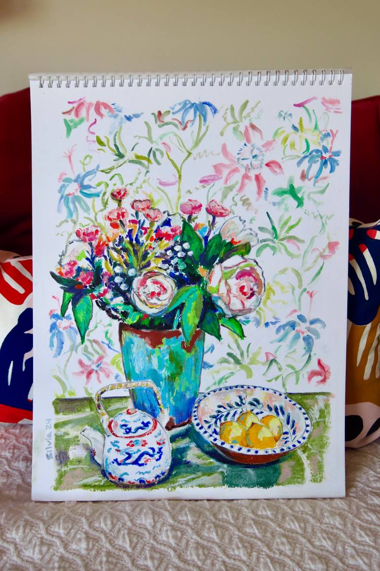 Original Figurative Still Life Painting by Silvia Sierra Sanchez