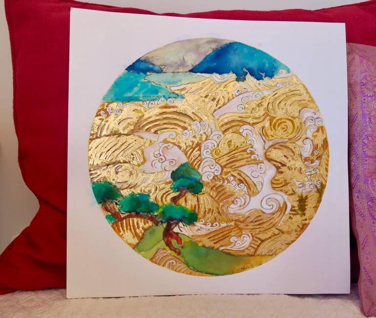 Original Figurative Water Painting by Silvia Sierra Sanchez