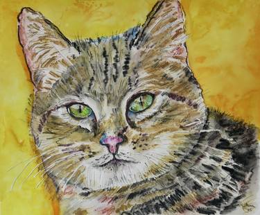 Original Figurative Animal Painting by Silvia Sierra Sanchez
