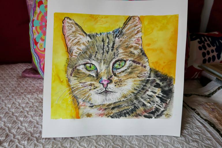 Original Figurative Animal Painting by Silvia Sierra Sanchez