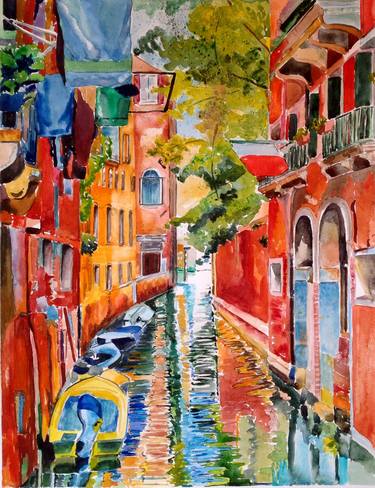 Print of Expressionism Cities Paintings by SILVIA SIERRA SANCHEZ