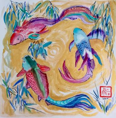 Original Fish Paintings by SILVIA SIERRA SANCHEZ