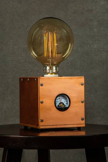 Original Copper Cube Touch Lamp thumb