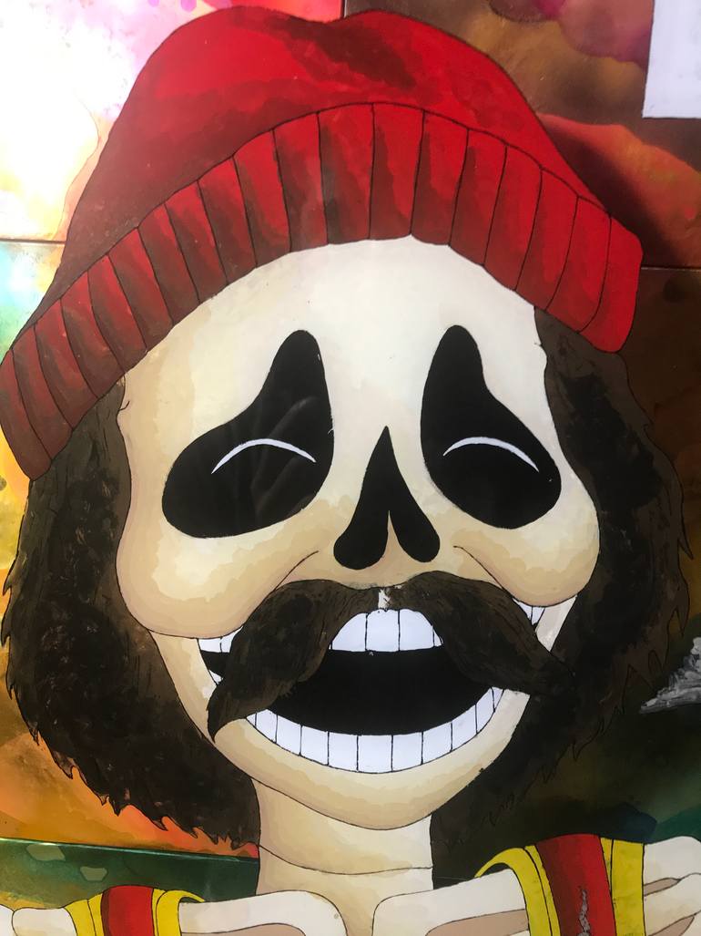 Original Other Pop Culture/Celebrity Painting by Saul Calivilca