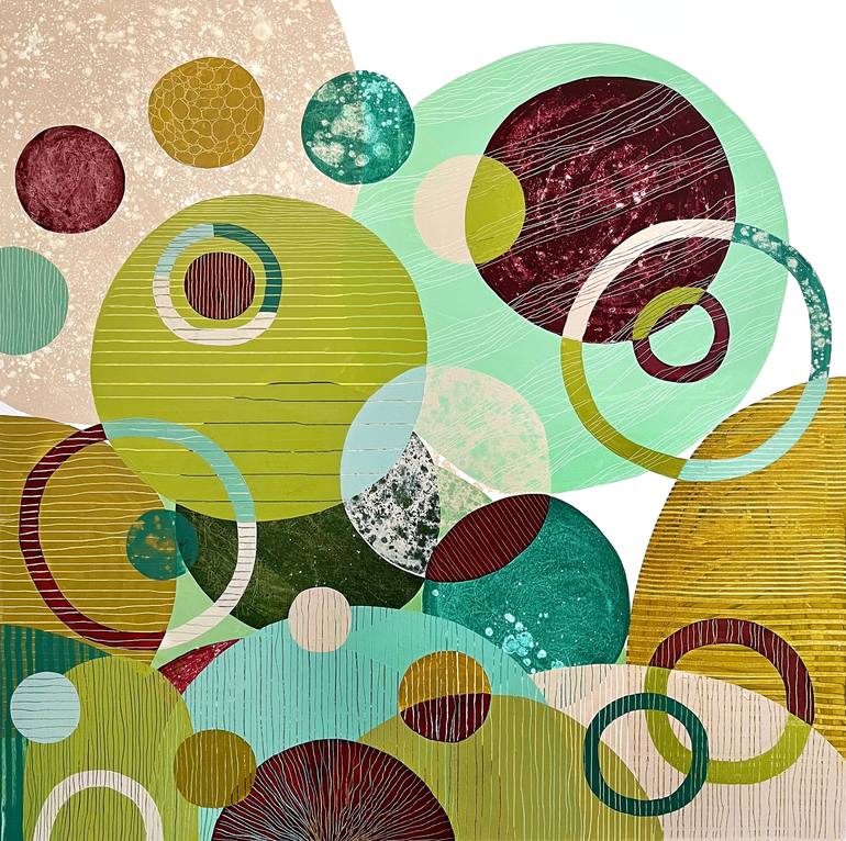 Original Contemporary Abstract Paintings by Cristina Dalla Valentina
