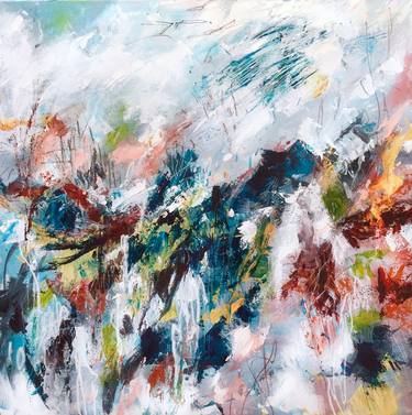 Print of Expressionism Abstract Paintings by Cristina Dalla Valentina