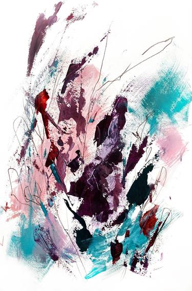 Print of Expressionism Abstract Paintings by Cristina Dalla Valentina