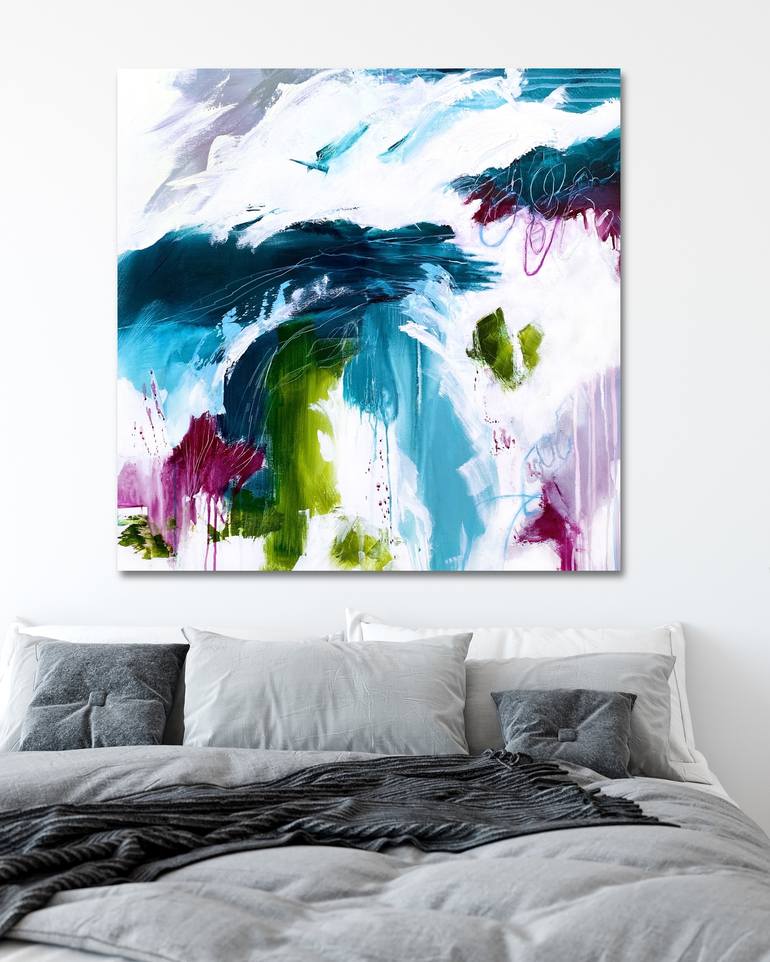 Original Expressionism Abstract Painting by Cristina Dalla Valentina