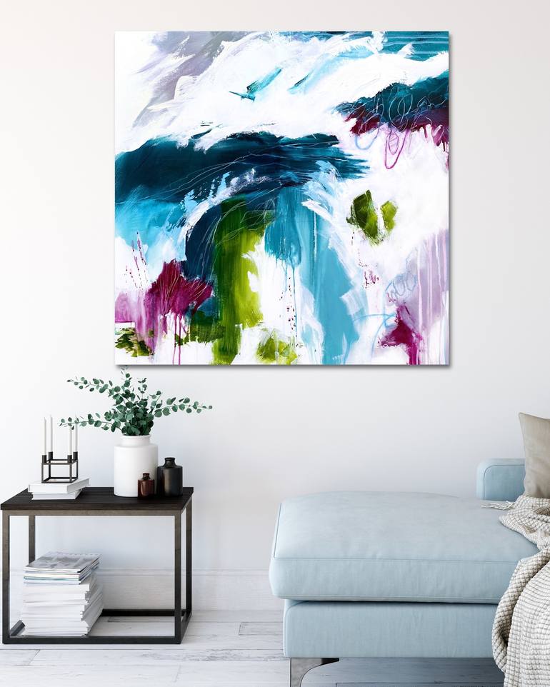 Original Expressionism Abstract Painting by Cristina Dalla Valentina