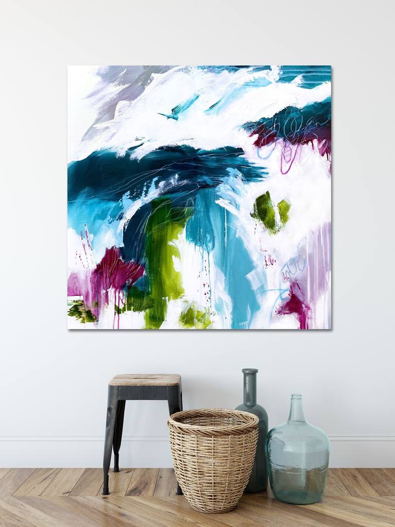 Original Expressionism Abstract Painting by Cristina Dalla Valentina