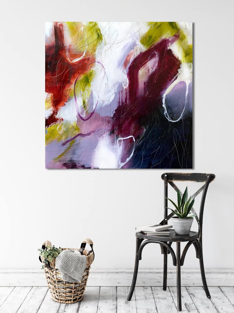 Original Abstract Painting by Cristina Dalla Valentina