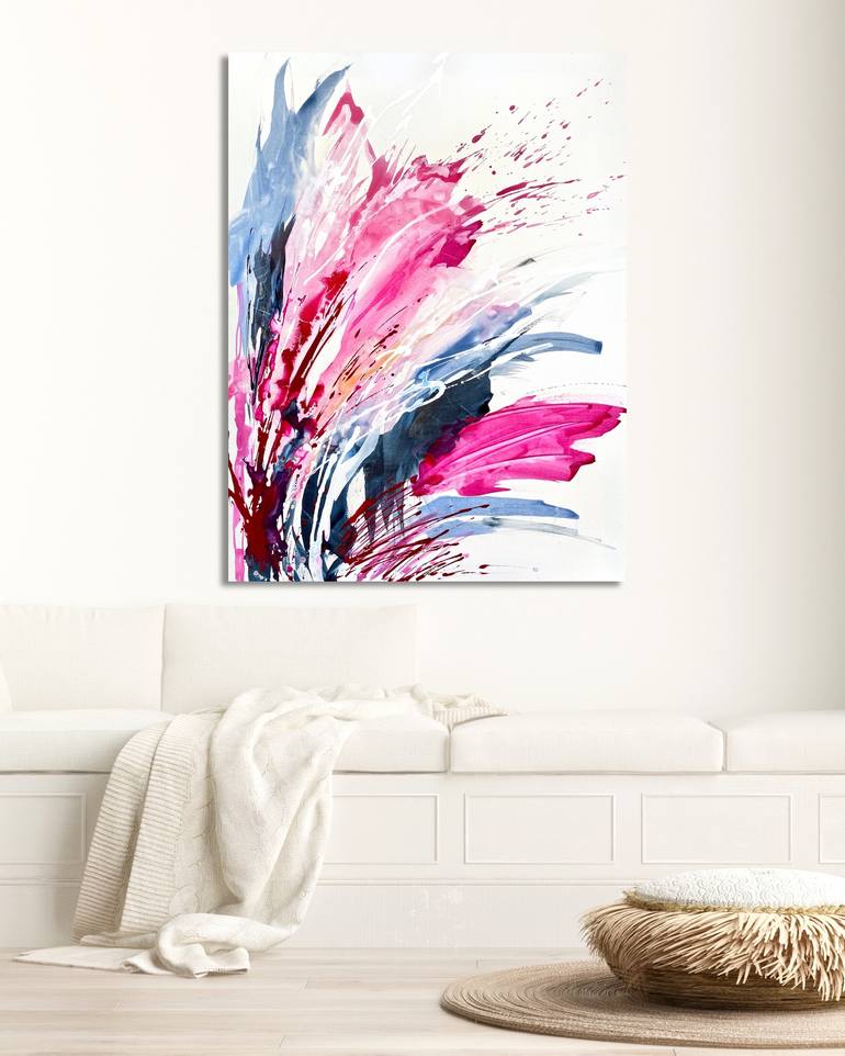 Original Expressionism Abstract Painting by Cristina Dalla Valentina