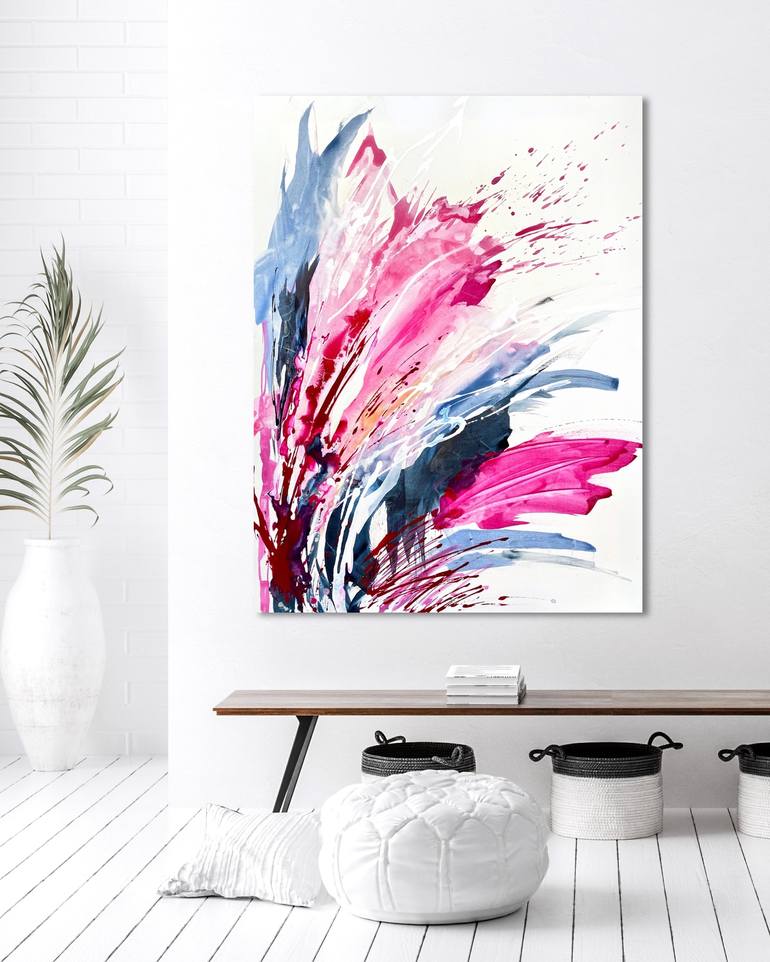 Original Expressionism Abstract Painting by Cristina Dalla Valentina