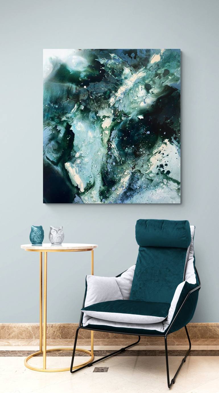 Original Expressionism Abstract Painting by Cristina Dalla Valentina