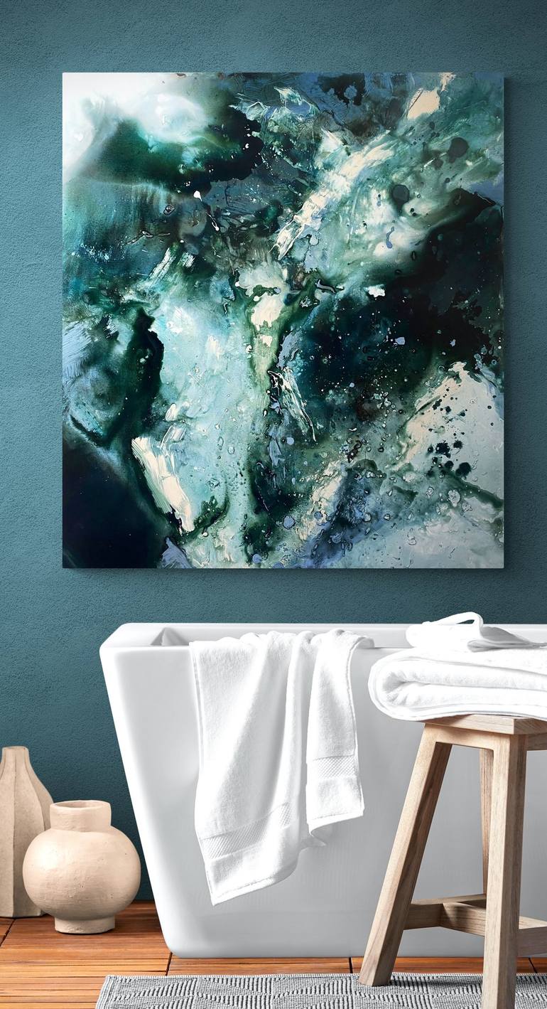 Original Expressionism Abstract Painting by Cristina Dalla Valentina