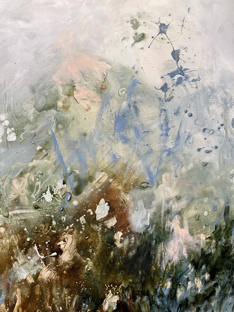 Original Abstract Expressionism Abstract Painting by Cristina Dalla Valentina