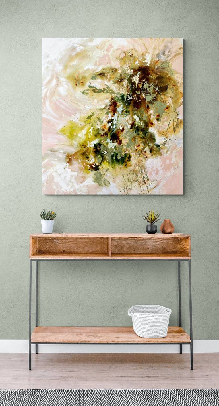 Original Abstract Expressionism Abstract Painting by Cristina Dalla Valentina