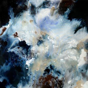 Original Abstract Expressionism Abstract Paintings by Cristina Dalla Valentina