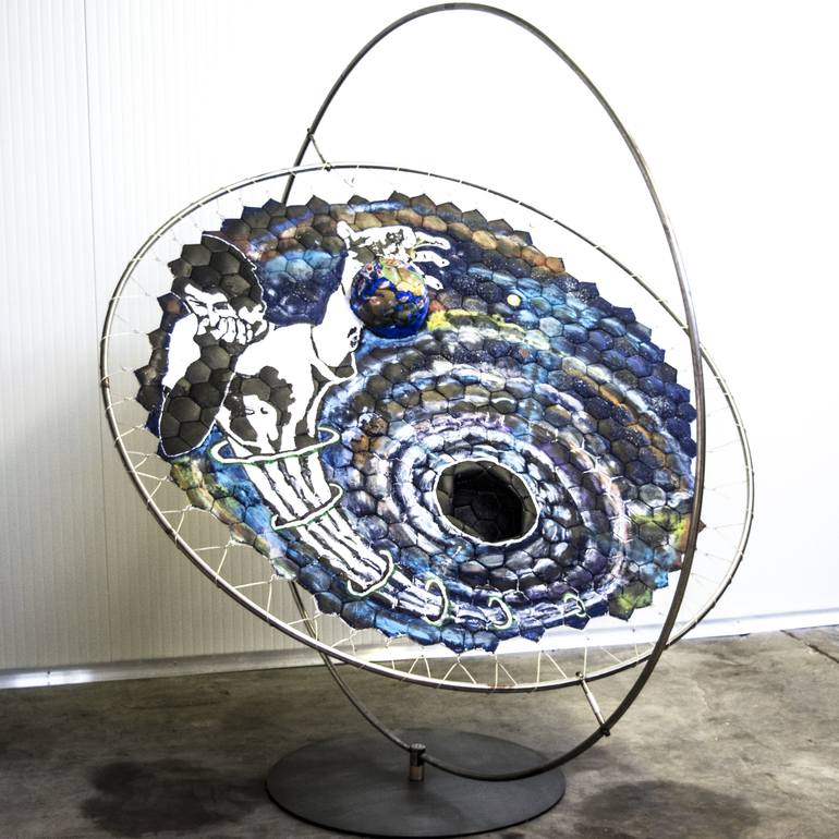 Original Conceptual Pop Culture/Celebrity Sculpture by Thomas Backinmind