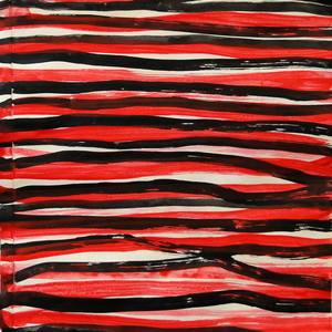 Collection Red, Black Strips, small, Series I, 2015